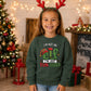 Funny Elf Im Just Fun Sized Art Christmas Kids Sweatshirt