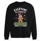 Funny Everyone Loves A Ginger Christmas Oversized Sweatshirt