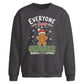 Funny Everyone Loves A Ginger Christmas Oversized Sweatshirt