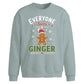 Funny Everyone Loves A Ginger Christmas Oversized Sweatshirt