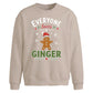 Funny Everyone Loves A Ginger Christmas Oversized Sweatshirt