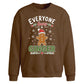 Funny Everyone Loves A Ginger Christmas Oversized Sweatshirt