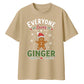Funny Everyone Loves A Ginger Christmas Oversized T-Shirt