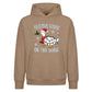Funny Festive Goose On The Loose Christmas Oversized Hoodie