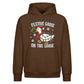Funny Festive Goose On The Loose Christmas Oversized Hoodie