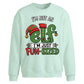 Funny Fun Sized Elf Slogan Christmas Oversized Sweatshirt