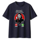 Funny ghost phone call graphic Halloween Oversized t-shirt