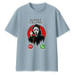 Funny ghost phone call graphic Halloween Oversized t-shirt