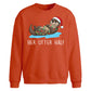 Funny Her Otter Half Couples Christmas Oversized Sweatshirt