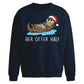 Funny Her Otter Half Couples Christmas Oversized Sweatshirt