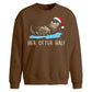 Funny Her Otter Half Couples Christmas Oversized Sweatshirt