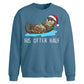 Funny His Otter Half Couples Christmas Oversized Sweatshirt