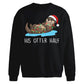 Funny His Otter Half Couples Christmas Oversized Sweatshirt