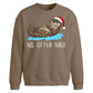 Funny His Otter Half Couples Christmas Oversized Sweatshirt