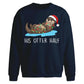 Funny His Otter Half Couples Christmas Oversized Sweatshirt