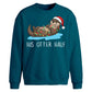 Funny His Otter Half Couples Christmas Oversized Sweatshirt