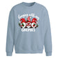 Funny holiday gnomes quote Christmas Oversized Sweatshirt