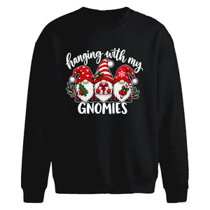 Funny holiday gnomes quote Christmas Oversized Sweatshirt