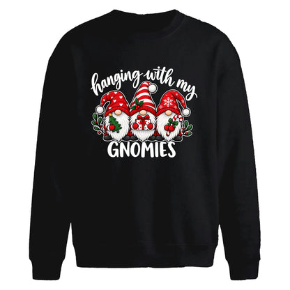 Funny holiday gnomes quote Christmas Oversized Sweatshirt
