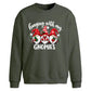 Funny holiday gnomes quote Christmas Oversized Sweatshirt