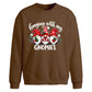 Funny holiday gnomes quote Christmas Oversized Sweatshirt