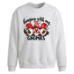 Funny holiday gnomes quote Christmas Oversized Sweatshirt