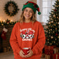 Funny holiday gnomes quote Christmas Oversized Sweatshirt