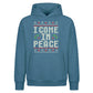 Funny I Come In Peace Ugly Knit Christmas Oversized Hoodie