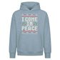 Funny I Come In Peace Ugly Knit Christmas Oversized Hoodie