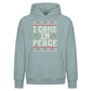 Funny I Come In Peace Ugly Knit Christmas Oversized Hoodie