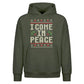 Funny I Come In Peace Ugly Knit Christmas Oversized Hoodie