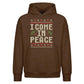 Funny I Come In Peace Ugly Knit Christmas Oversized Hoodie