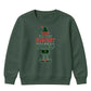 Funny Im Just A Tall Elf Graphic Christmas Kids Sweatshirt
