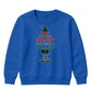 Funny Im Just A Tall Elf Graphic Christmas Kids Sweatshirt