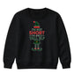 Funny Im Just A Tall Elf Graphic Christmas Kids Sweatshirt
