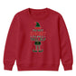 Funny Im Just A Tall Elf Graphic Christmas Kids Sweatshirt