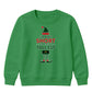 Funny Im Just A Tall Elf Graphic Christmas Kids Sweatshirt