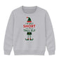 Funny Im Just A Tall Elf Graphic Christmas Kids Sweatshirt