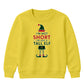 Funny Im Just A Tall Elf Graphic Christmas Kids Sweatshirt