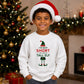 Funny Im Just A Tall Elf Graphic Christmas Kids Sweatshirt