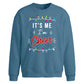 Funny Its Me Im Cheer Slogan Christmas Oversized Sweatshirt