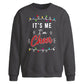 Funny Its Me Im Cheer Slogan Christmas Oversized Sweatshirt