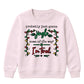 Funny Jingle Some Of The Way Art Christmas Kids Sweatshirt