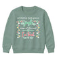 Funny Jingle Some Of The Way Art Christmas Kids Sweatshirt