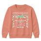 Funny Jingle Some Of The Way Art Christmas Kids Sweatshirt