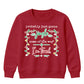 Funny Jingle Some Of The Way Art Christmas Kids Sweatshirt