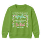 Funny Jingle Some Of The Way Art Christmas Kids Sweatshirt