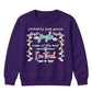Funny Jingle Some Of The Way Art Christmas Kids Sweatshirt