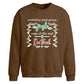 Funny Jingle Some Of The Way Christmas Oversized Sweatshirt