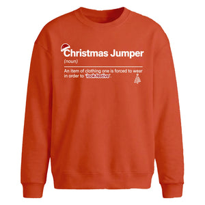 Funny Jumper Definition Art Christmas Oversized Sweatshirt